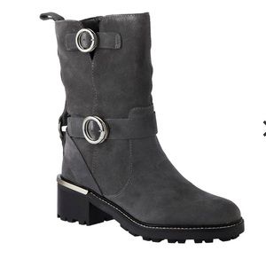 Brand New Vince Camuto Kerivini Leather Moto Boot